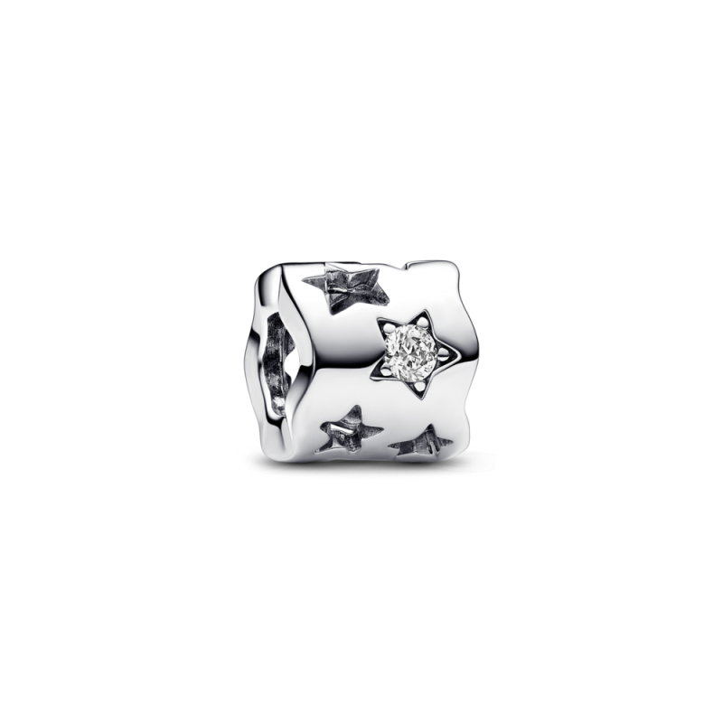 Charms Lśniąca gwiazdka z wycięciami Pandora 792827C01 próba 925