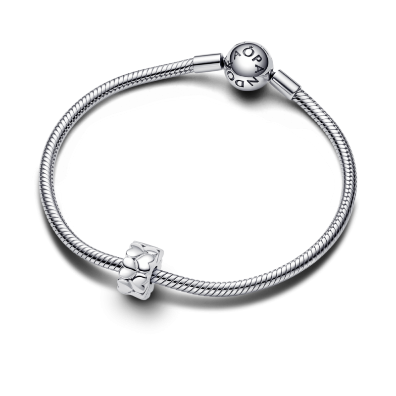 Charms Serca Pandora 792828C00 Klips Srebro pr. 925 - JubilerSezam.pl