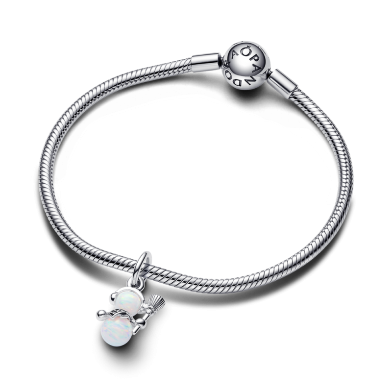 Charms-zawieszka Opalowy bałwan Pandora 792981C01 próba 925