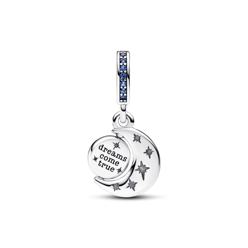 Lśniący charms-zawieszka Obrotowy księżyc Pandora 792979C01 próba 925
