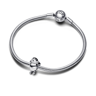 Charms Pingwin na nartach Pandora 792988C01 próba 925