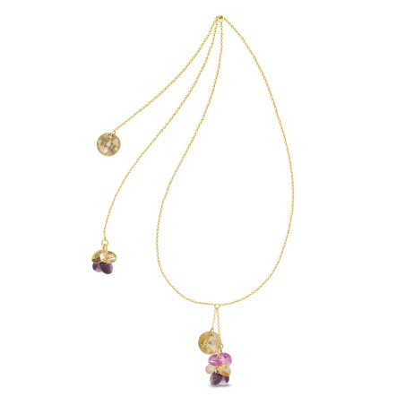 Naszyjnik pozłacany SPARK Orchid Gold CQ NG64287GS próba 925