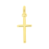 Krzyżyk złoty gładki z prostymi ramionami C-532 CB C-531 próba 585