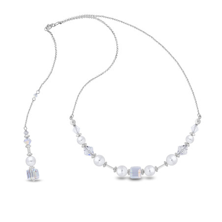 Naszyjnik srebrny SPARK Hibiscus CQ N56015810ABW próba 925