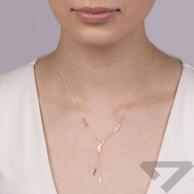 Naszyjnik złoty krawatówka/rolo AR X6FOR12N0267 próba 585