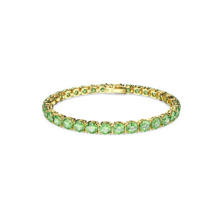 Bransoletka Swarovski Matrix Tennis Zielona - JubilerSezam.pl