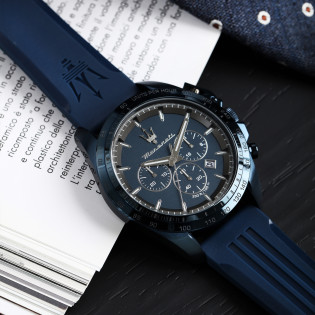Zegarek Maserati Męski Blue Dial R8871612042 - JubilerSezam.pl