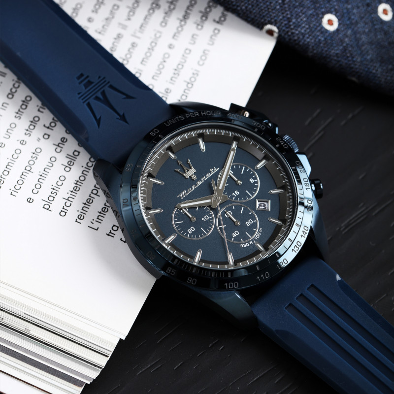 Zegarek Maserati Męski Blue Dial R8871612042 - JubilerSezam.pl