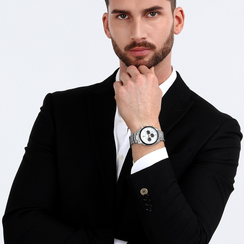 Zegarek męski Maserati Attrazione White Dial R8853151004