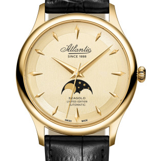 Zegarek męski złoty Atlantic SeaGold 96741.65.31