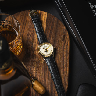 Zegarek męski złoty Atlantic SeaGold 96741.65.31