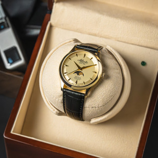 Zegarek męski złoty Atlantic SeaGold 96741.65.31