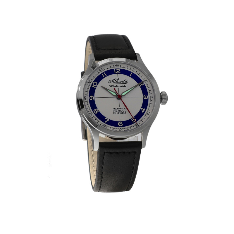 Zegarek męski Atlantic Worldmaster Original Incabloc 53680.41.13