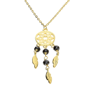 Pozłacany Naszyjnik Łapacz Snów Srebro 925 - JubilerSezam.pl