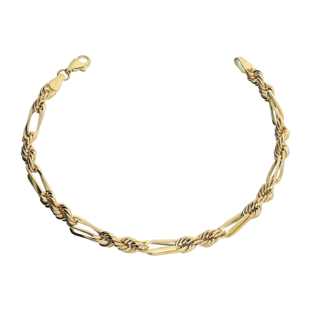 Bransoleta złota korda+poprzeczka AR XXROPE5B-0042 próba 585