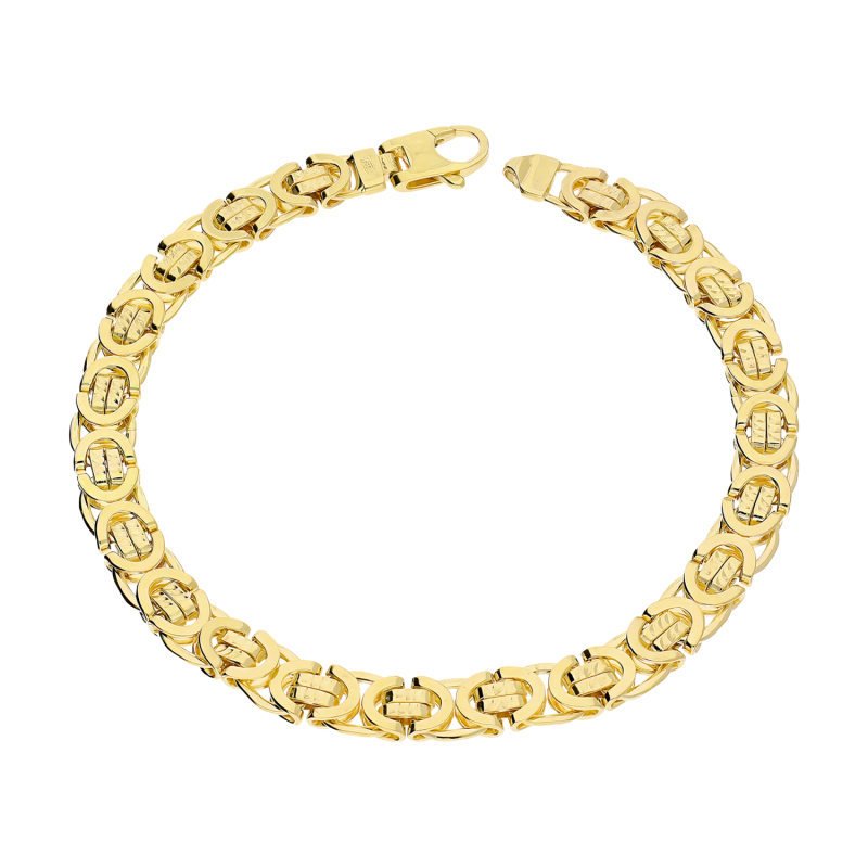 Bransoleta złota bizantyna z grawerem