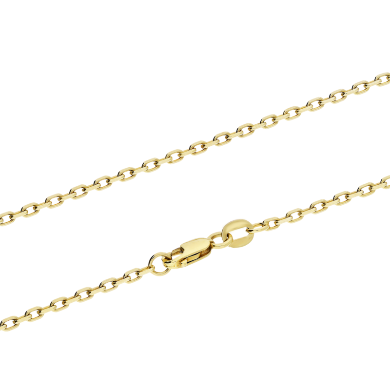 Złoty łańcuszek anker pr. 585 - JubilerSezam.pl