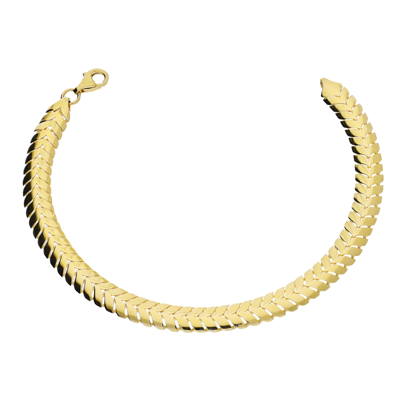 Bransoleta złota taśma jodełka LP 25U27-MB00040 próba 585