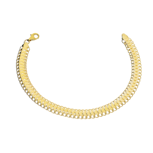 Bransoleta złota taśma łuski LP 25U27-MB00230 próba 375