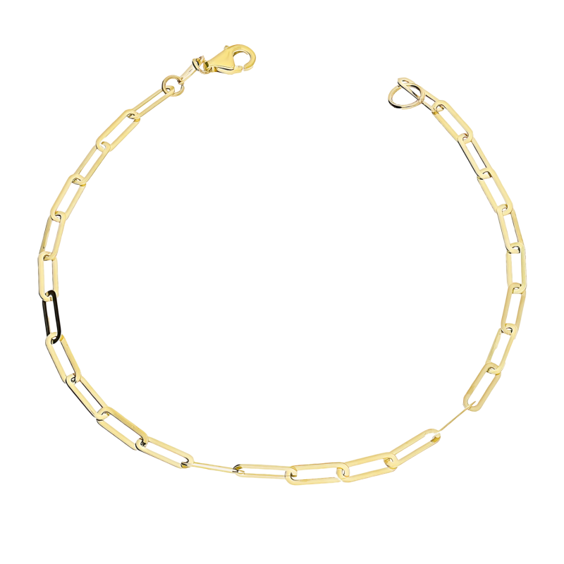 Złota Bransoletka Anker Long pr. 585 - JubilerSezam.pl