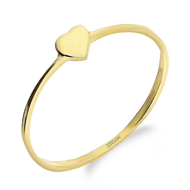 Pierścionek złoty RINGS z gładkim sercem PY P02R-1128 próba 585