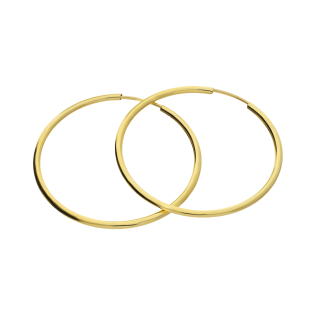 Kolczyki złote kółka szarniry 30 mm OS GF120-30 próba 585