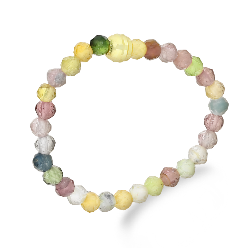 Pozłacany Pierścionek z Turmalinem i Kulka pr. 925 - JubilerSezam.pl