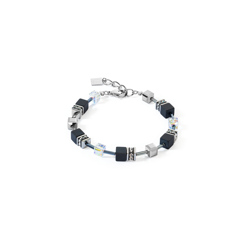 Bransoleta Coeur de Lion 1318 Black-Crystal CT 4018-30-1318