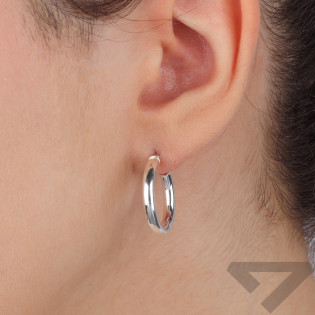 Srebrne kolczyki kółka 15mm pr. 925 - JubilerSezam.pl