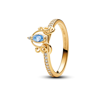 Pierścionek w kształcie karocy inspirowany bajką Disneya o Kopciuszku 163059C01