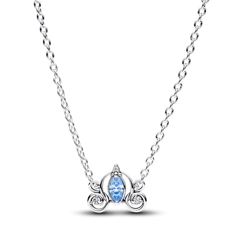 Naszyjnik Pandora z karocą Kopciuszka z bajki Disneya 393057C01 próba 925