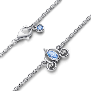 Naszyjnik Pandora z karocą Kopciuszka z bajki Disneya 393057C01 próba 925