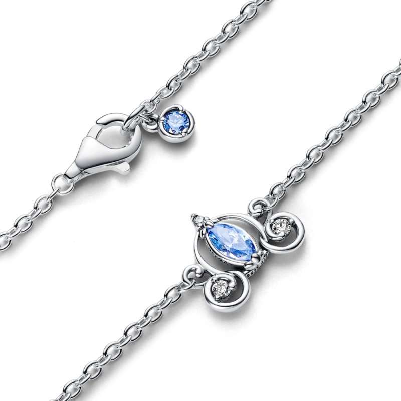 Naszyjnik Pandora z karocą Kopciuszka z bajki Disneya 393057C01 próba 925