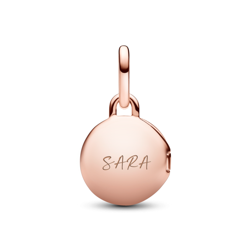 Zawieszka Pandora w formie otwieranego medalionu, na którym można umieścić grawerunek 783066C01