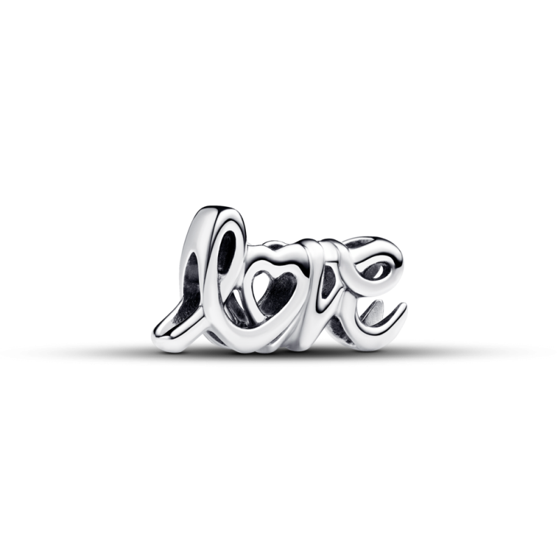 Charms Pandora w kształcie odręcznego napisu „love” 793055C00