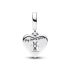 Podwójny charms-zawieszka Pandora w kształcie czerwonego serca z dziurką od klucza 793119C01