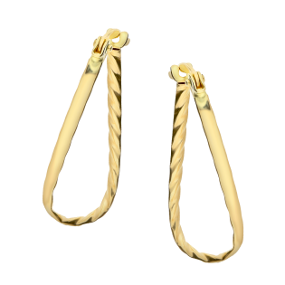 Kolczyki złote gładkie kółka ósemki/ang.zap. AR XXTE15832 próba 585