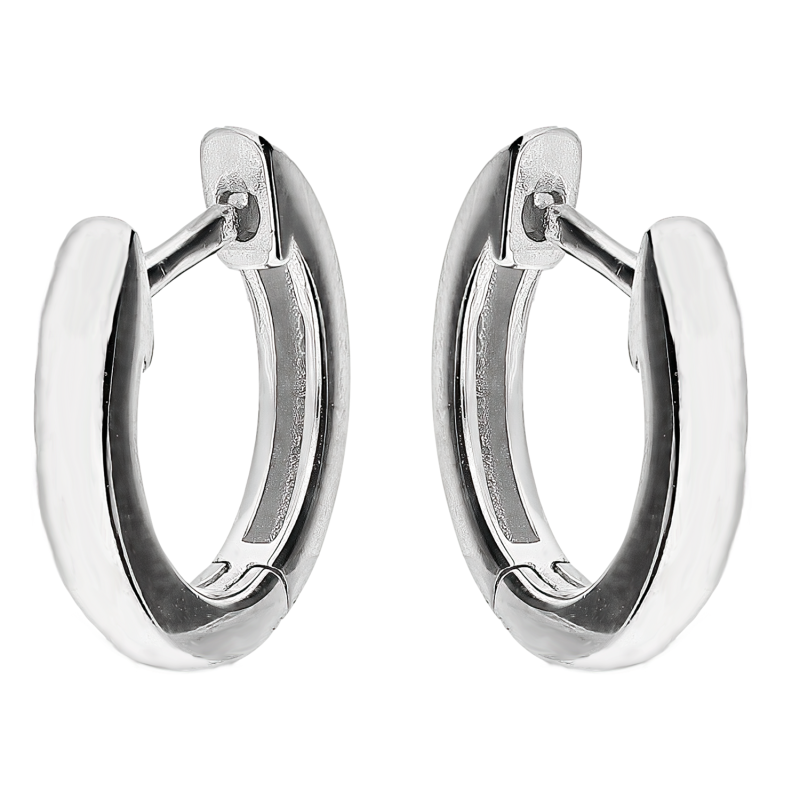 Srebrne kolczyki kółka 10mm pr. 925 - JubilerSezam.pl