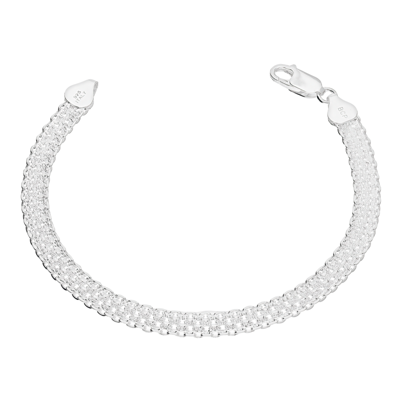 Srebrna bransoleta Bismark pr. 925 - JubilerSezam.pl