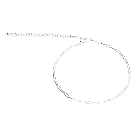 Bransoleta srebrna na nogę o splocie anker long BC 1418-055 LONG anker próba 925