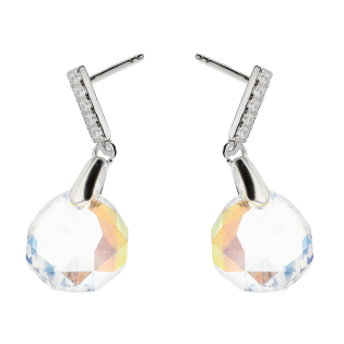 Kolczyki srebrne SPARK z kryształem/sztyft  CQ KC643611CSH próba 925