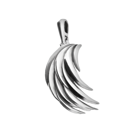 Zawieszka srebrna tłoczone skrzydło SZ302 próba 925