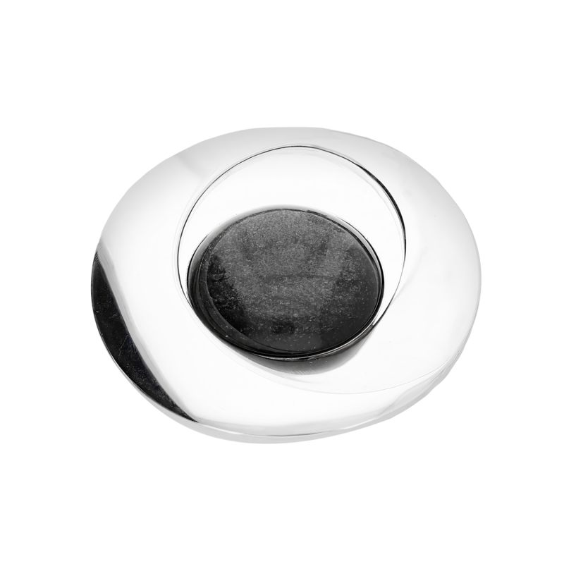 Srebrna zawieszka koło z uleksytem szarym pr. 925 - JubilerSezam.pl