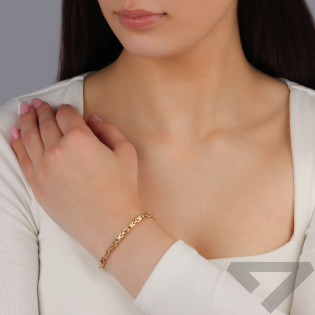 Bransoleta złota splot królewski AR FUB0415-3.5mm próba 585