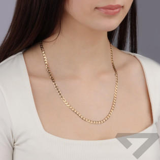 Łańcuszek złoty pancer