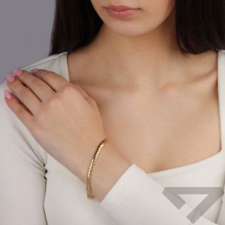 Złota Bransoleta Jodełka pr. 585 - JubilerSezam.pl