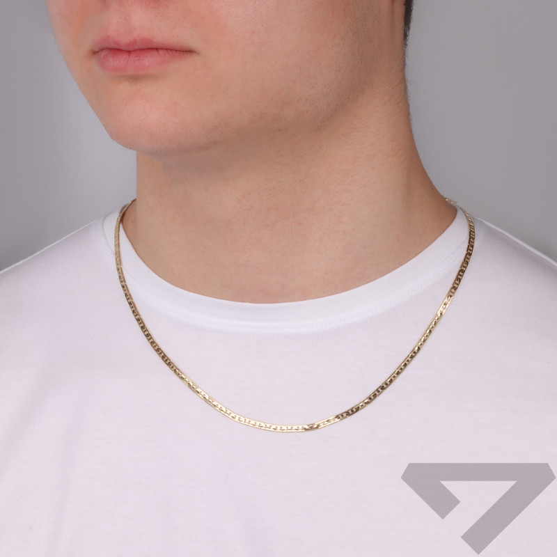 Łańcuszek złoty splot typu marina