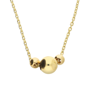 Złoty Naszyjnik z Kulkami pr. 585 - JubilerSezam.pl