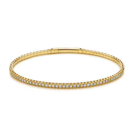 Elegancka złota bransoleta z diamentami LC CB3521 Y