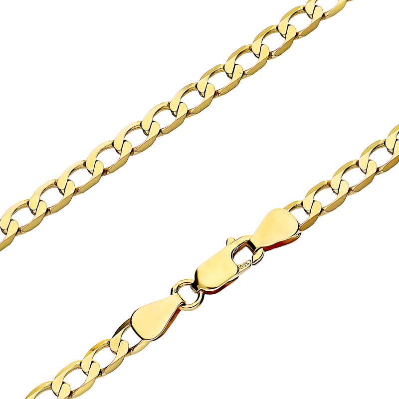 Łańcuszek złoty pancer